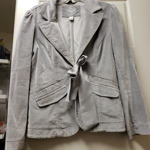 White house black market velvet jacket